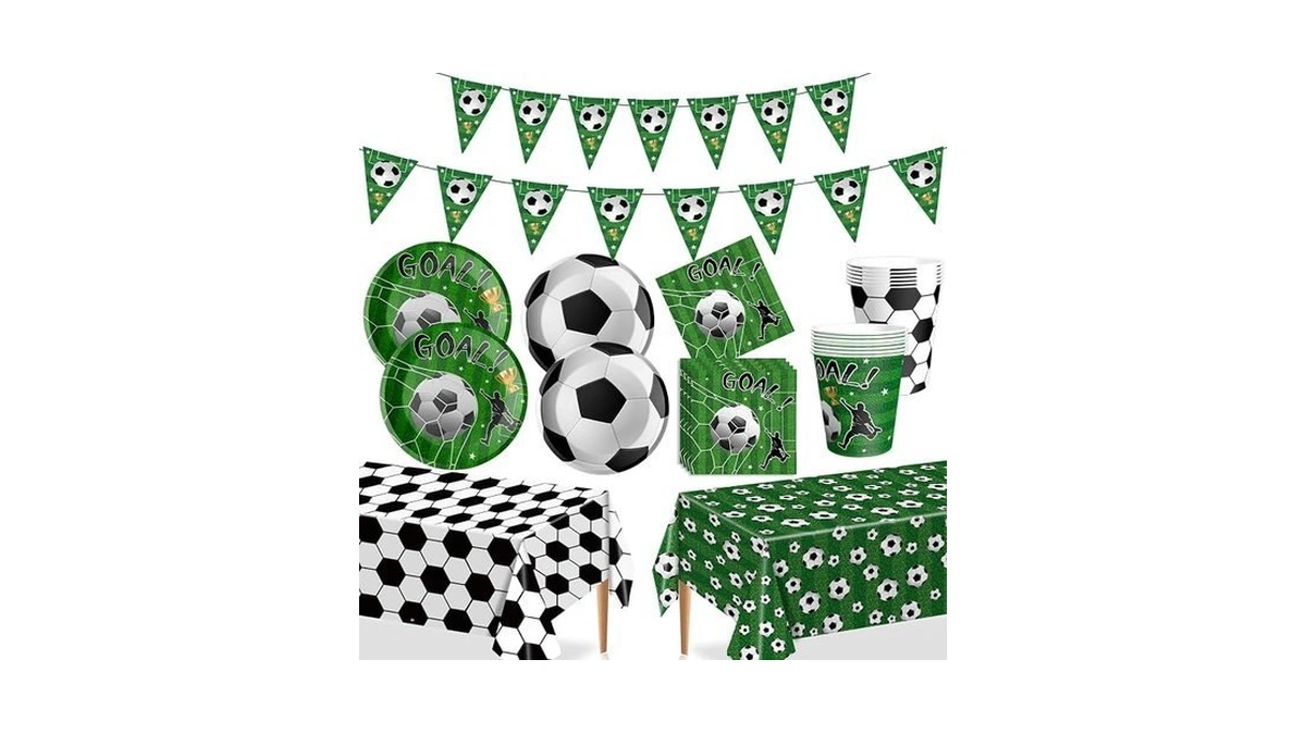 World Cup 2026 Soccer Birthday Party Supplies Kit, Soccer Theme