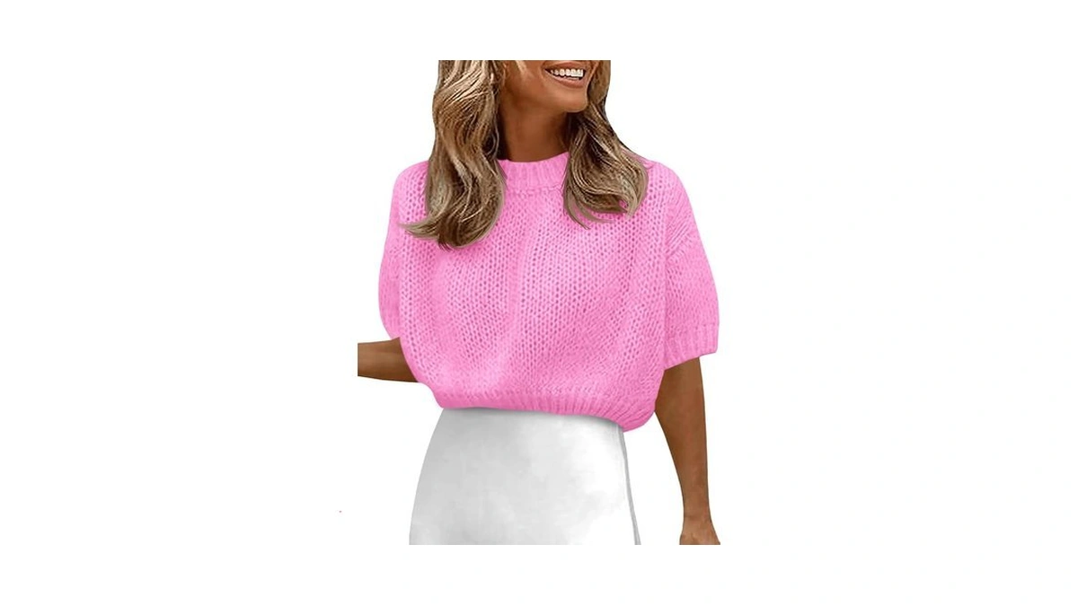 Fisoew Cropped Knit Shirts