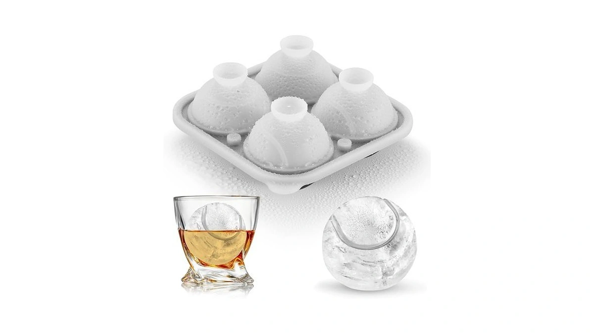 Acookee Novelty Tennis Gifts Ball Ice Maker Mold, 2.2" Large