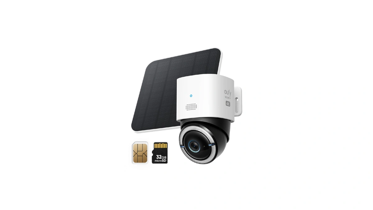 Eufy Security 4g Lte Cam S330, 4k Cellular Solar Security