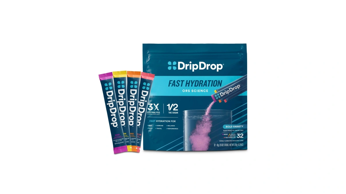 Dripdrop Hydration Packets - Bold Variety Pack - Single Serve