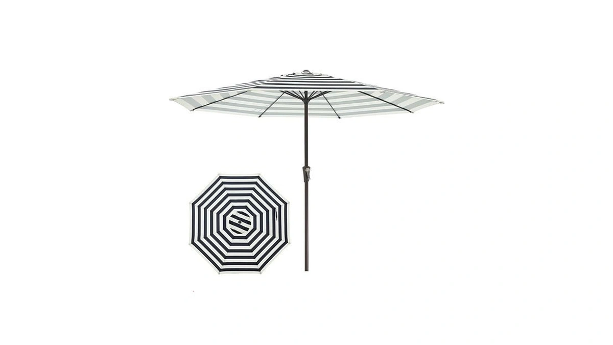 Jearey 11' Patio Umbrellas Outdoor Table Market Umbrella W/crank, 8