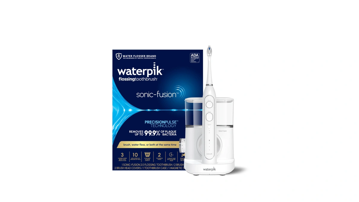 Waterpik Sonic-fusion 2.0 Professional Flossing Electric Toothbrush With Water Flosser