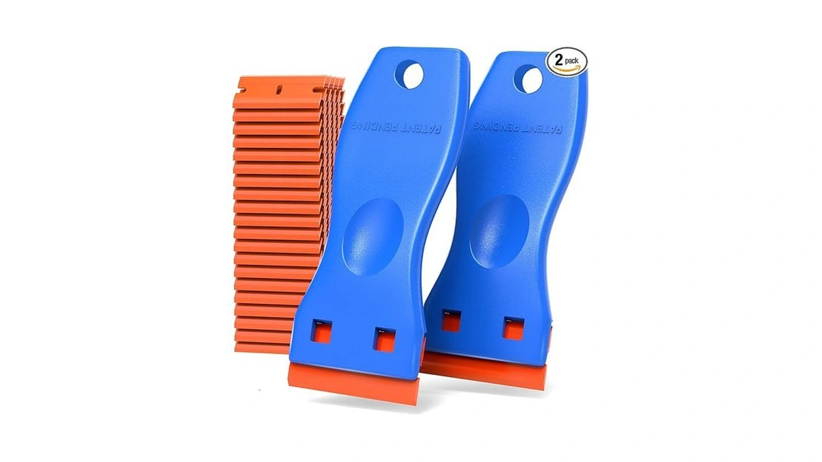 Plastic Razor Blades Scraper Tool - 2 Pack Wall Paint