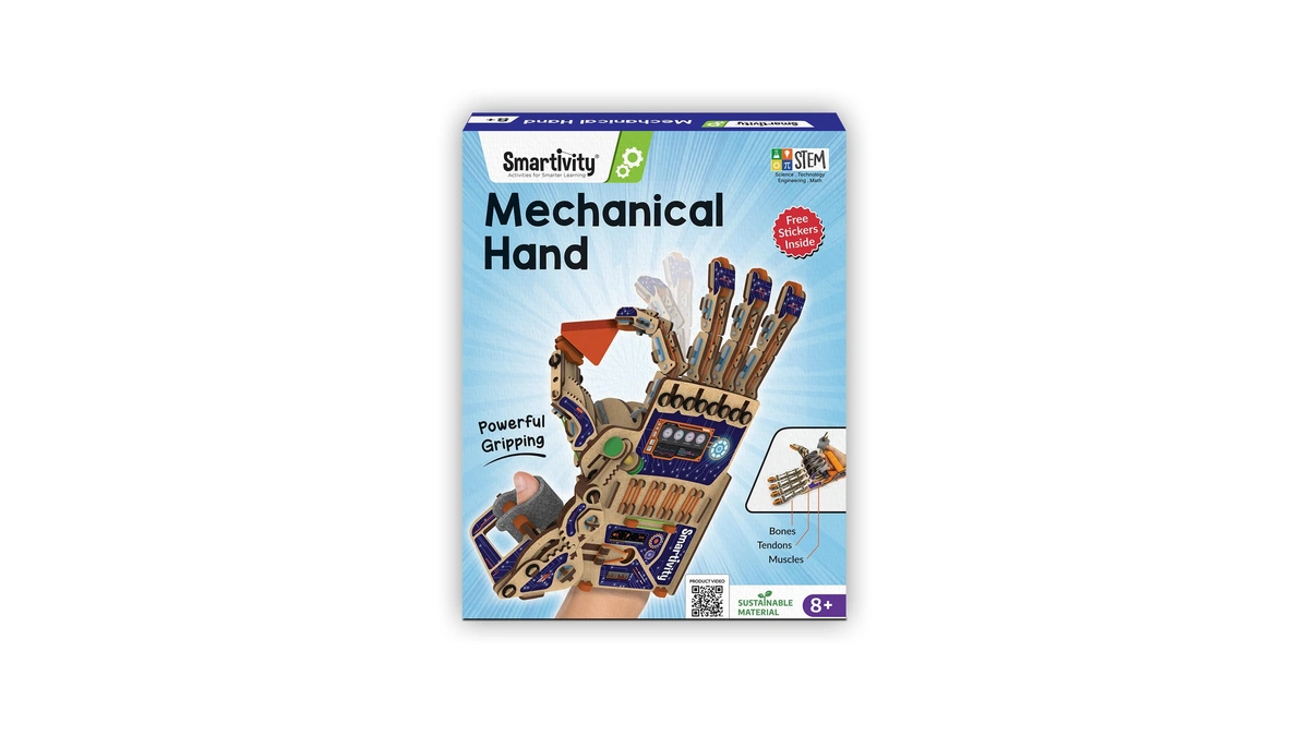 Smartivity Diy Robotic Mechanical Hand Stem Toy For Kids 8-14