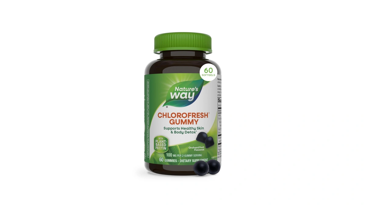 Nature's Way Chlorofresh Chlorophyll Gummies, Supports Healthy Skin And Body