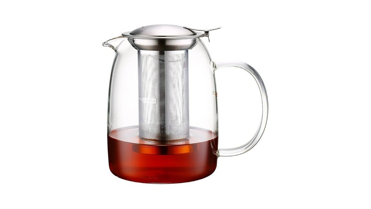 Tea Pot With Infusers For Loose Tea, Glass Teapot For
