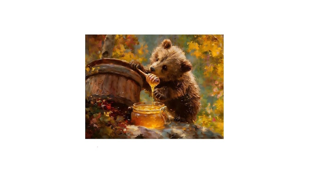 Xtcixal Diamond Art Kits For Adults, Bear 5d Diamond Painting