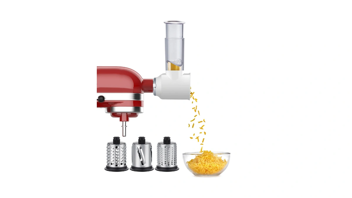Slicer Shredder Attachment For Kitchenaid Stand Mixers, Vegetable Cheese Grater