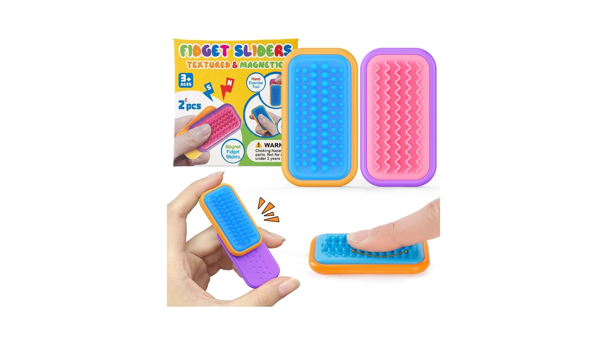 Magnetic Sensory Fidget Toys – Frozen Peak & Flow Wave