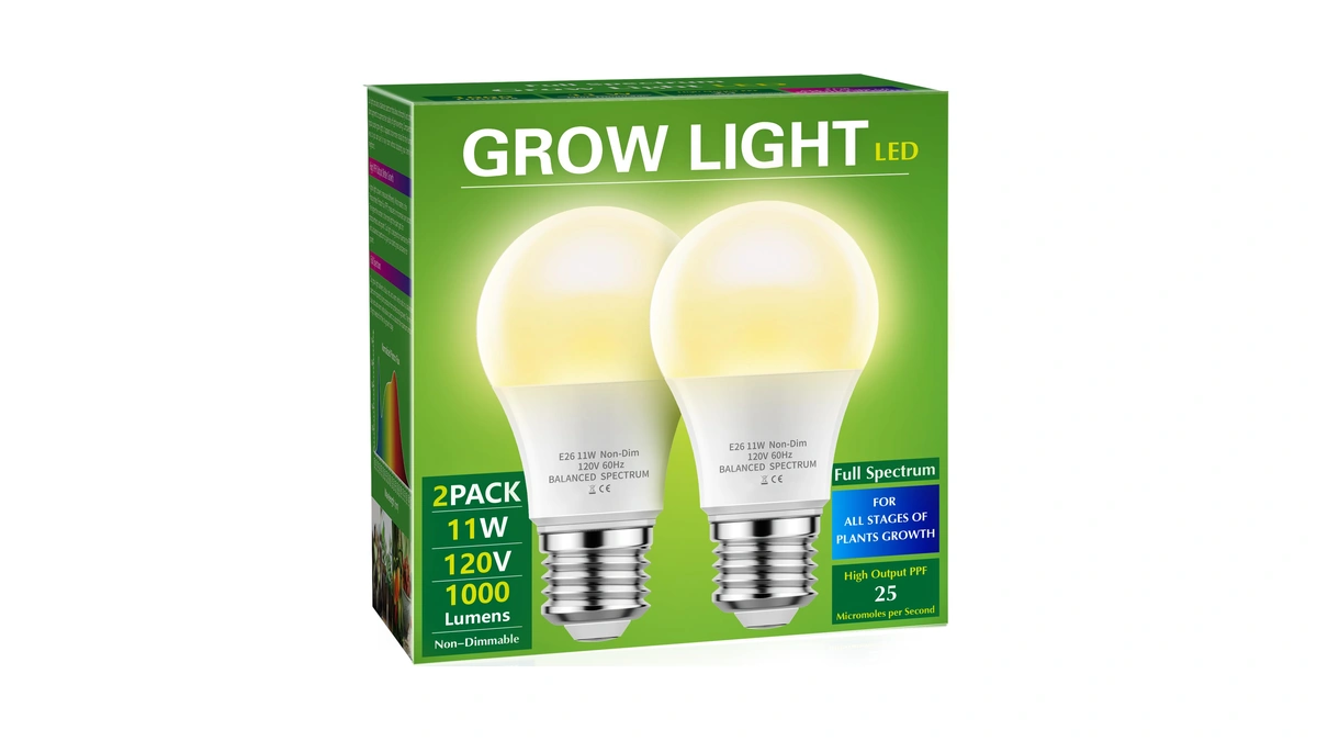Grow Light Bulbs, Briignite Led Grow Light Bulb A19 Bulb,