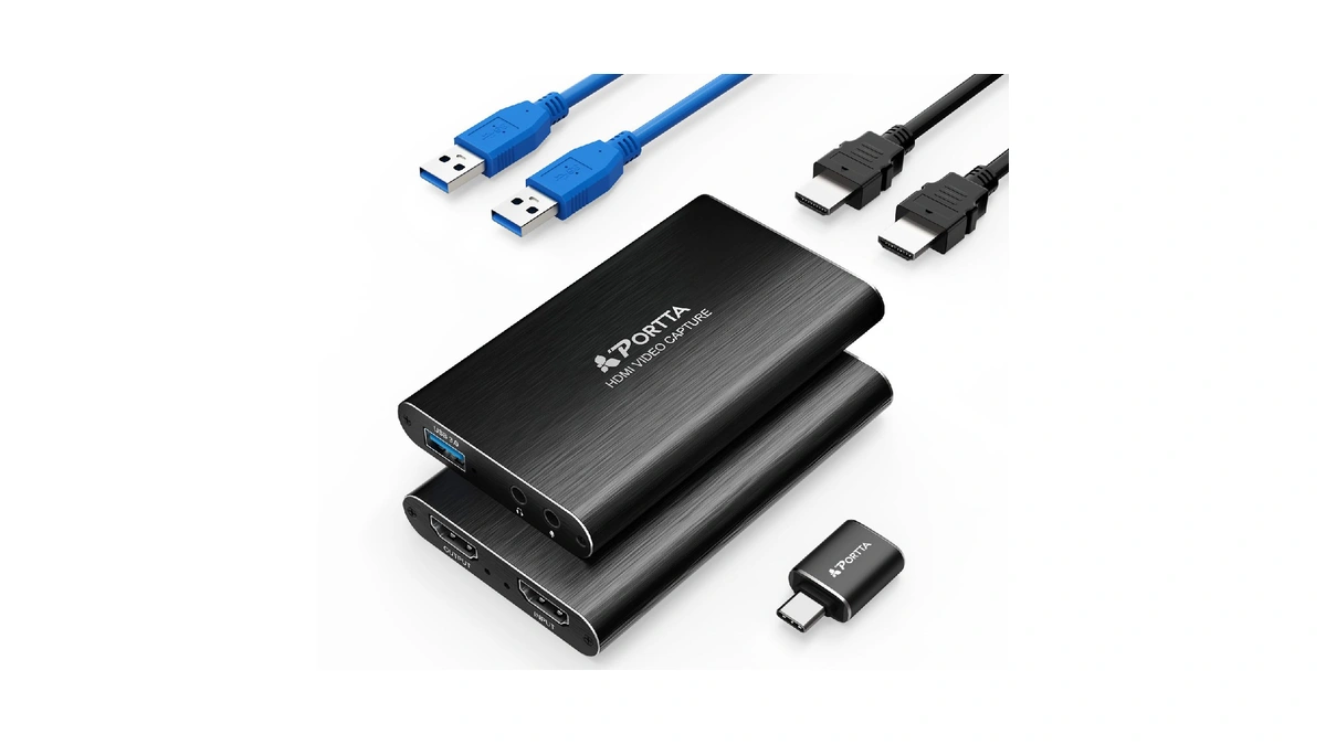 Portta Hdmi Video Capture Card, Stream And Record In 1080p60