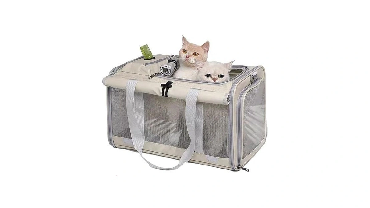 Pet Carrier Bag For Cats & Small Dogs, Airline Approved