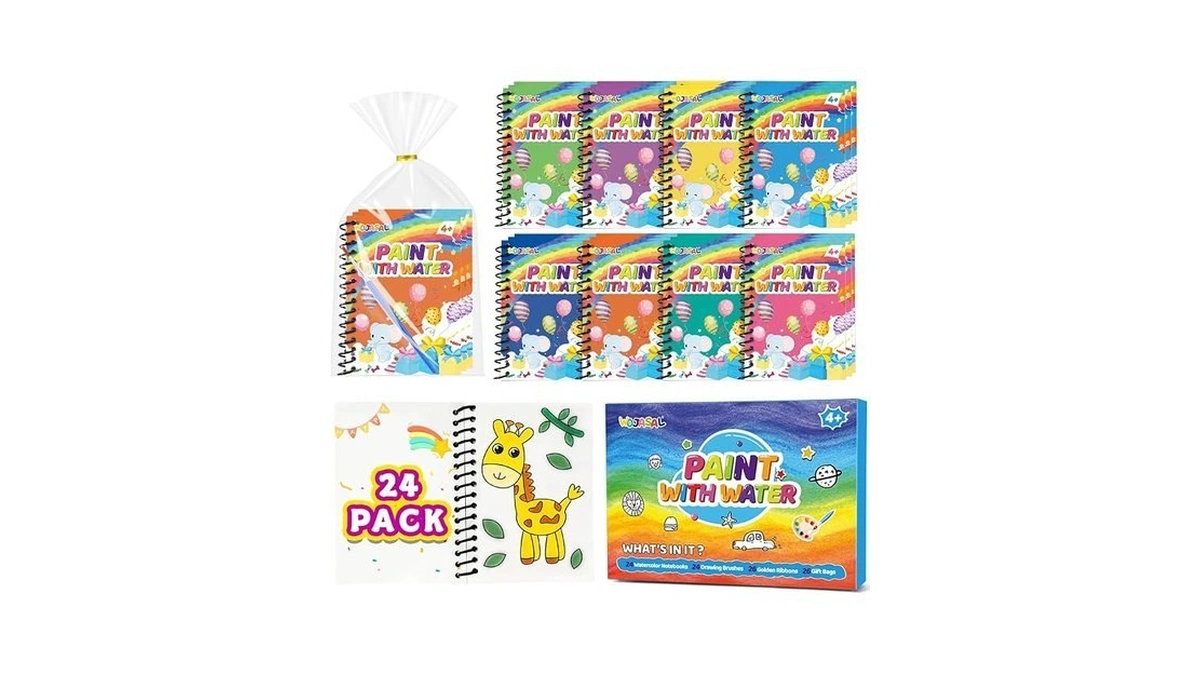 Party Favors For Kids Ages 4-8-12: 24 Pack Coloring Books