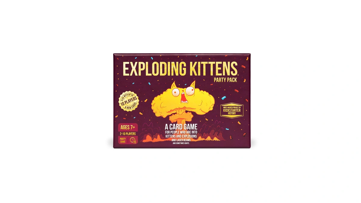 Exploding Kittens Party Pack - 2-10 Players - Ages 7+