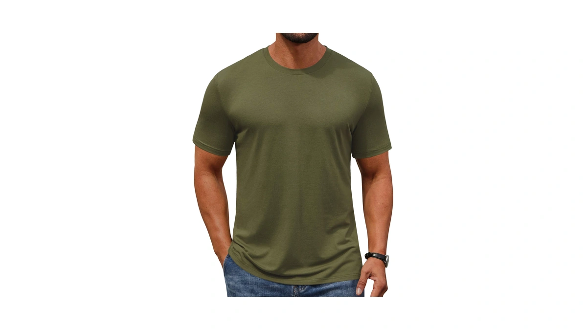 Coofandy Men's T-shirts Short Sleeve Crewneck Tee Shirts Casual Summer