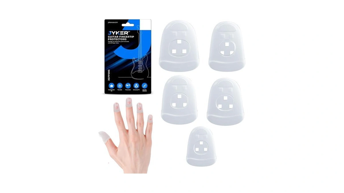 Jyker Guitar Finger Protector - Finger Tips Guard 5 Sizes