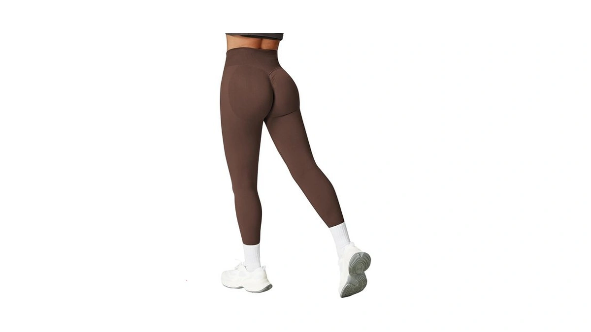 Iuhgnehs Women's Scrunch Butt Lifting Leggings High Waisted Seamless Tummy