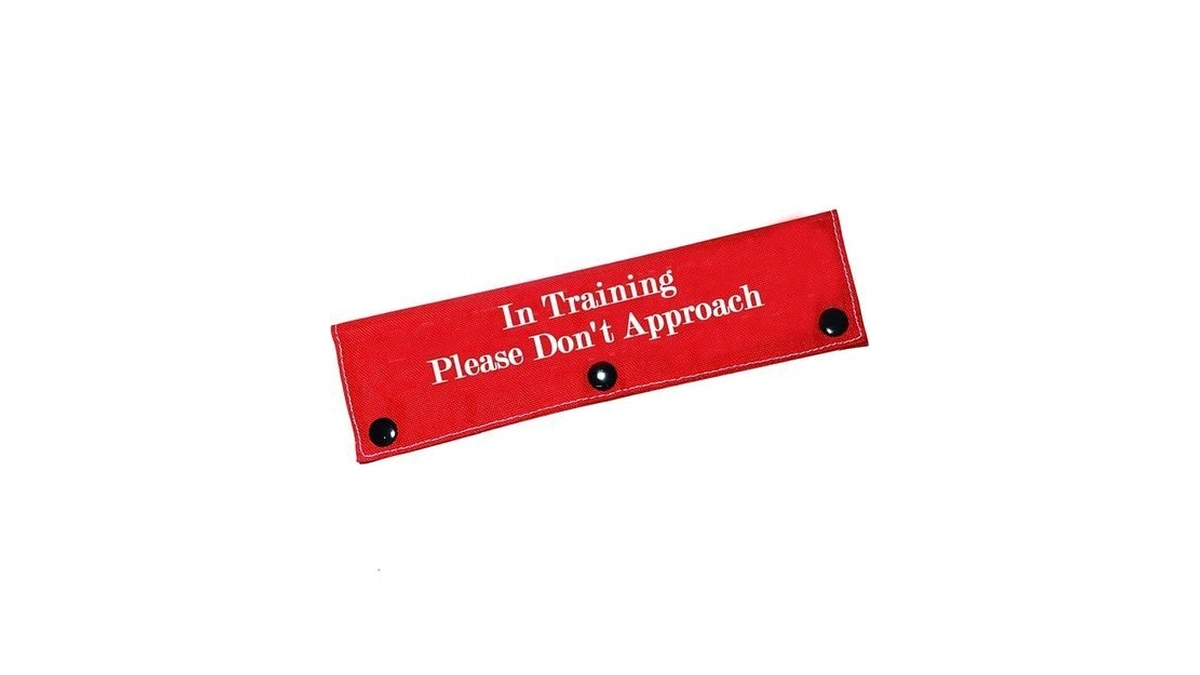 Funny Dog Leash Sleeve In Training Please Don't Approach Dog