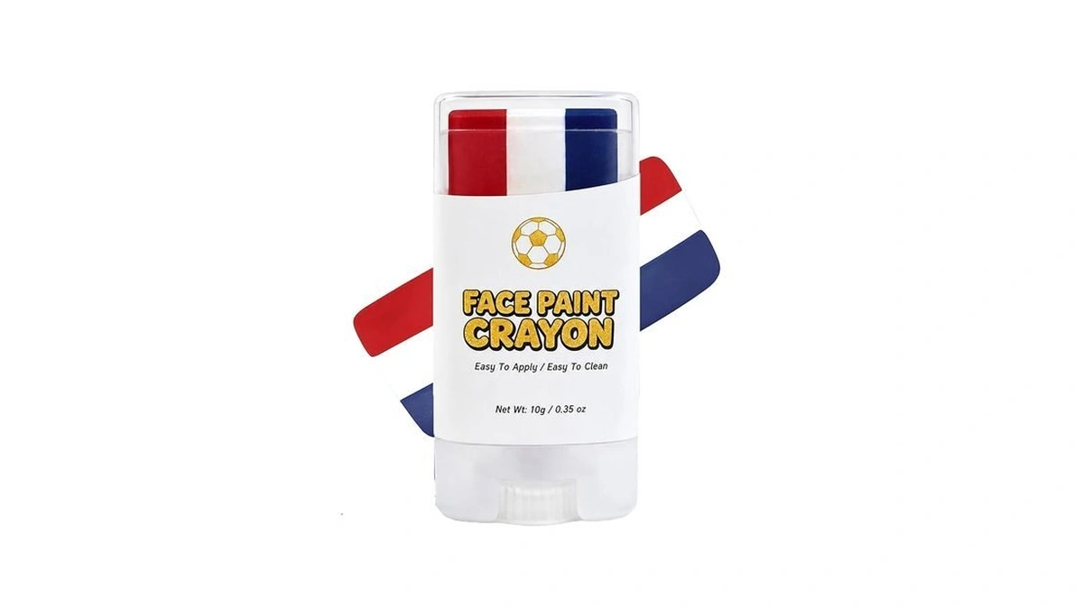 France Face Body Paint Stick Red White Blue,soccer Fan Face