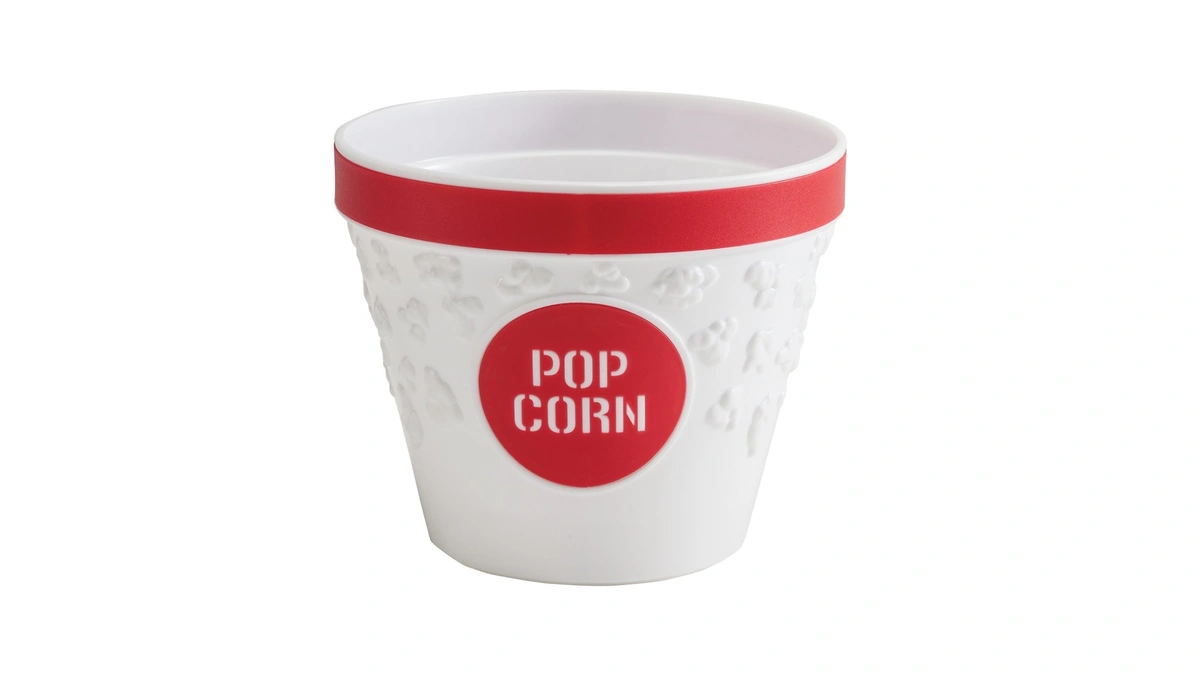 Hutzler Popcorn Bowl, Small, Red