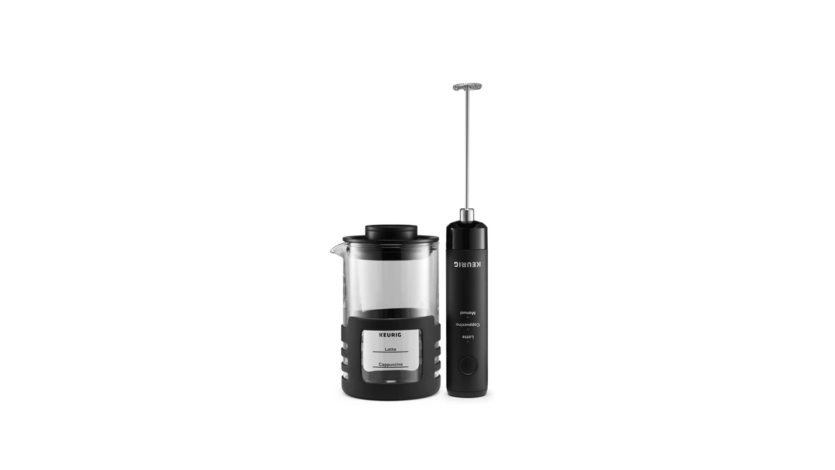 Keurig Simplecafe Frother, Rechargeable Handheld Milk Frother For Lattes, Cappuccinos