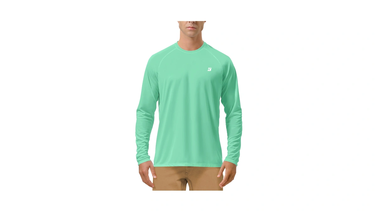 Roadbox Mens Upf 50+ Long Sleeve Spf Diving Rash Guard