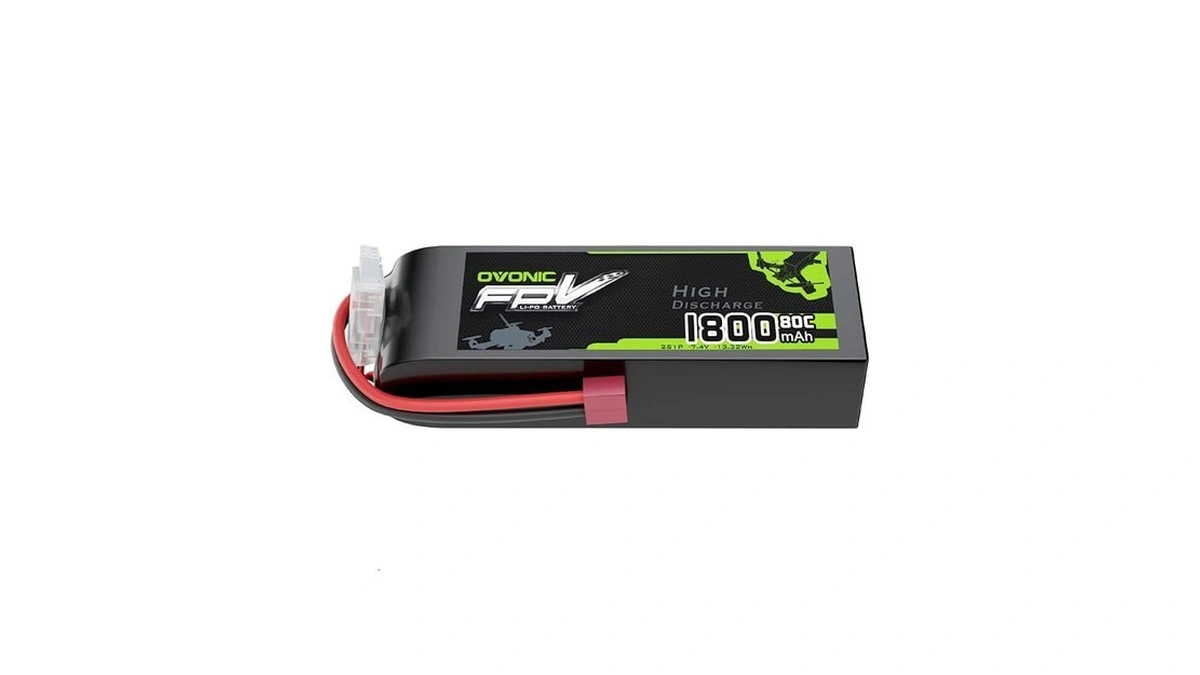 Ovonic 7.4v 80c 1800mah 2s Lipo Battery With T Plug