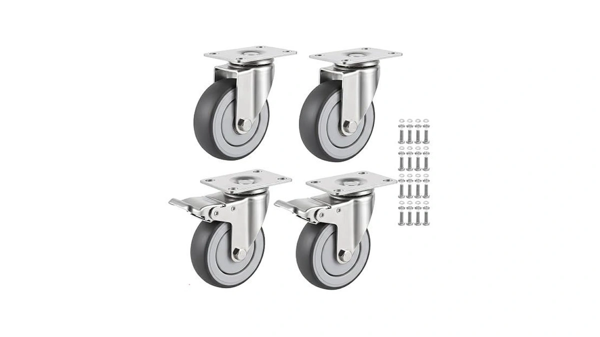 Tghey 4 Inch Caster Wheels Set Of 4 Heavy Duty