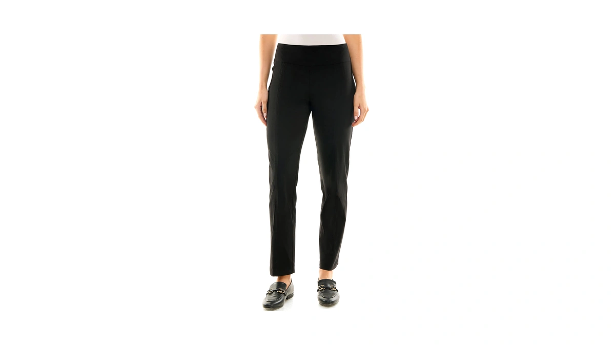 Zac & Rachel Women's Pull On Slim Leg Pant With