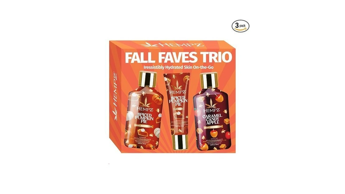 Hempz Fall Faves Trio Lotion & Lip Balm Set, Limited
