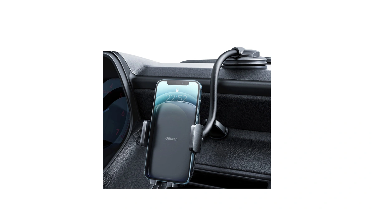 Qifutan Cell Phone Holder For Car Phone Mount Long Arm
