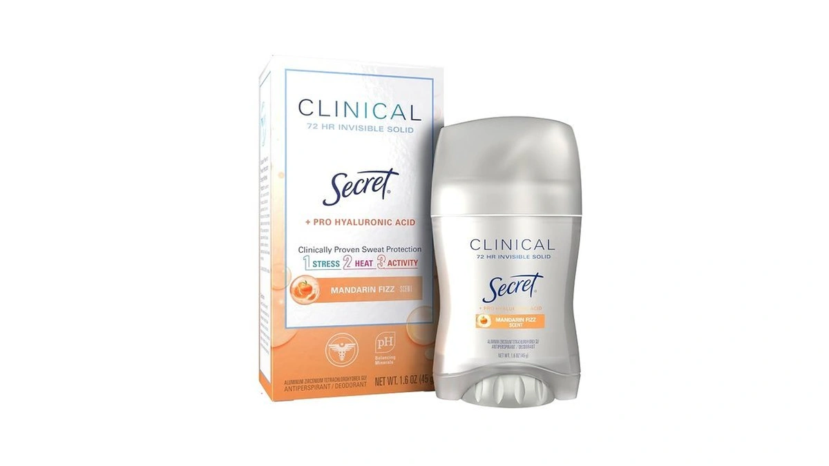 Secret Clinical Strength Antiperspirant Deodorant For Women, 3x Stress Protection,