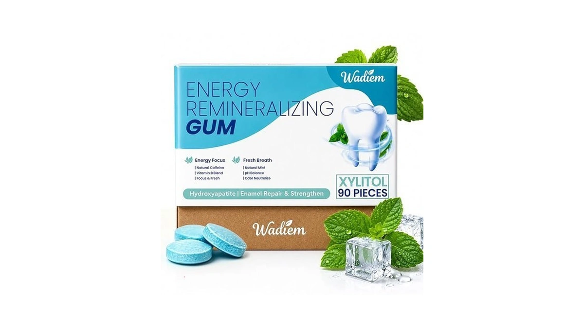 Energy & Focus Chewing Gum With Caffeine + L-theanine |