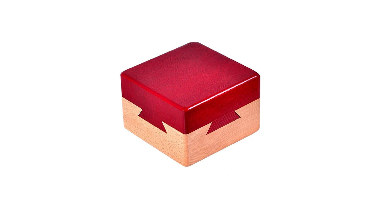 Dc-beautiful Impossible Dovetail Box Mini 3d Brain Teaser Wooden Magic