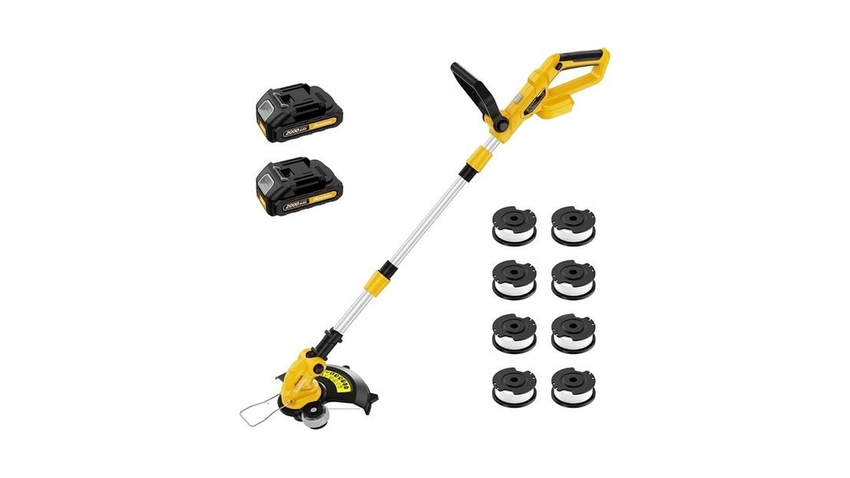 20v Electric Weed Wacker Edger Lawn Tool, Battery Powered Weed
