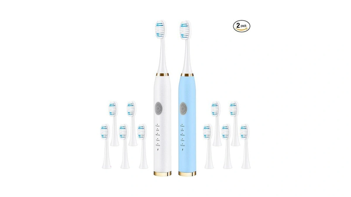 Dnil 2 Pack Electric Toothbrush For Adults And Kids, Travel
