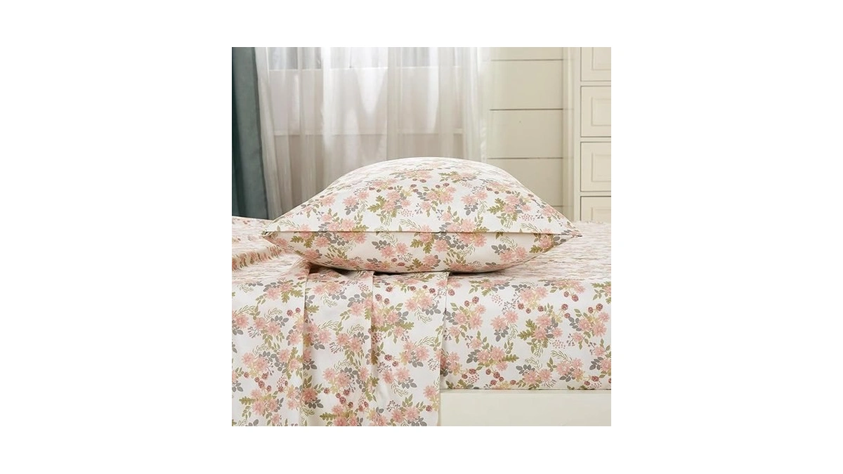 Chezmoi Collection Winika 3-piece Floral Bed Sheet Set - Multicolor