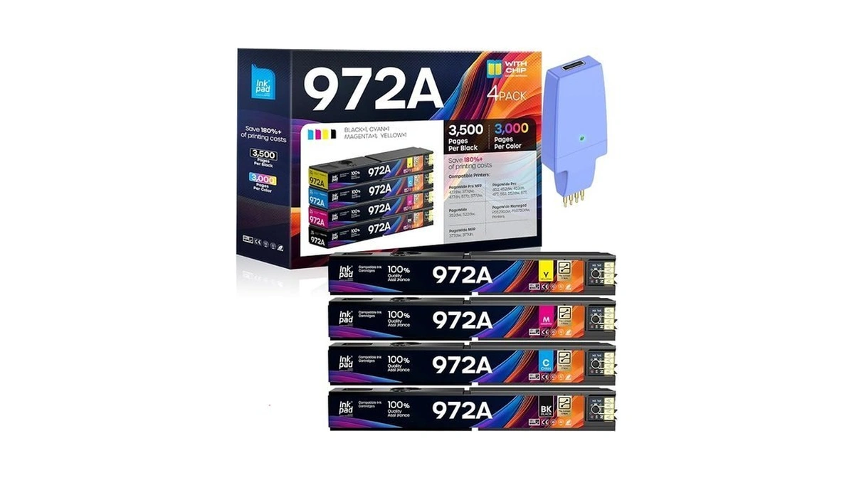 Ink Cartridges High Yield Compatible Replacement With Hp Pagewide