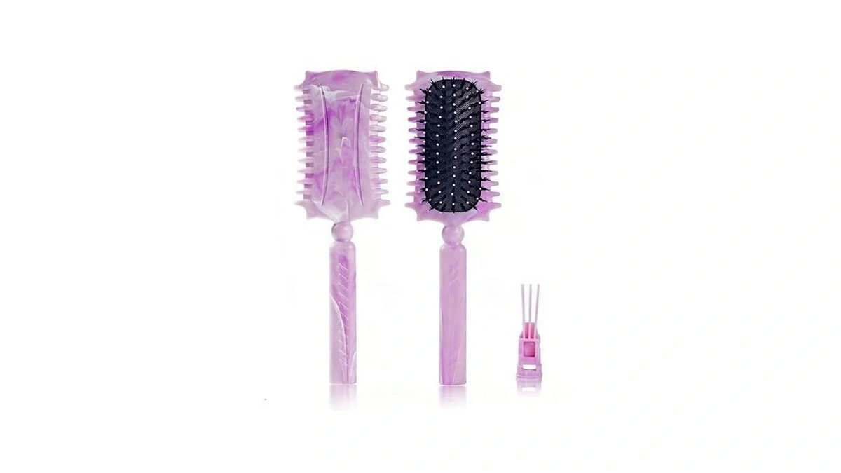 Curl Defining Brush, Curl Define Styling Brush With Cleaning Claws,