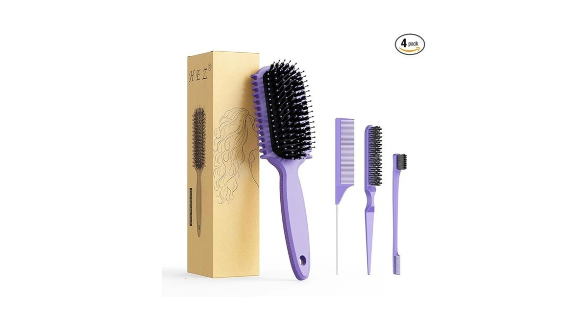 Curl Defining Brush, Curly Hair Brush, Slick Back Hair Brush,