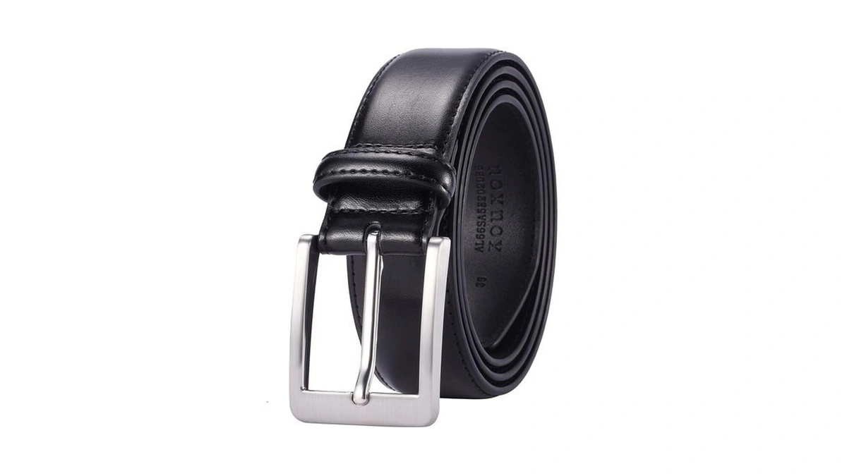 Xouxou Men's Casual Leather Jeans Belts Classic Work Business Dress