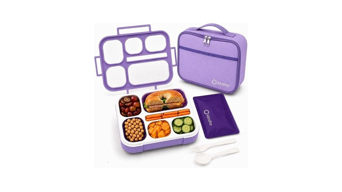 Kinsho Lunch Boxes For Kids Girls Teens - Bento Box