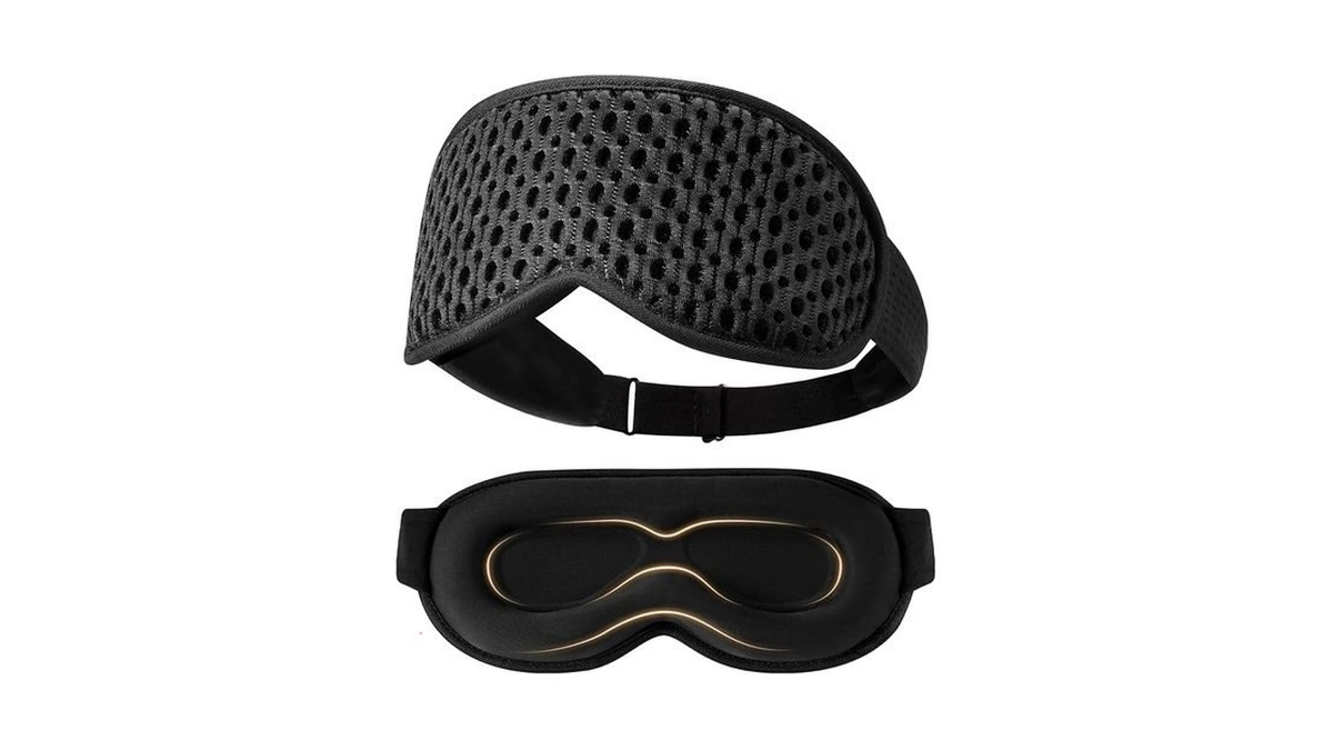 Mixiba 3d Contoured Sleeping Mask For Women Men, Soft Zero