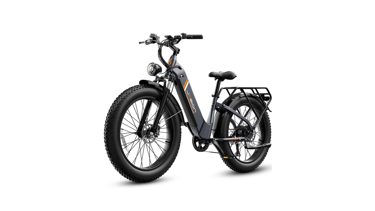 Jasion Thunder Electric Bike For Adults,1800w Peak,26''x 4''fat Tire E