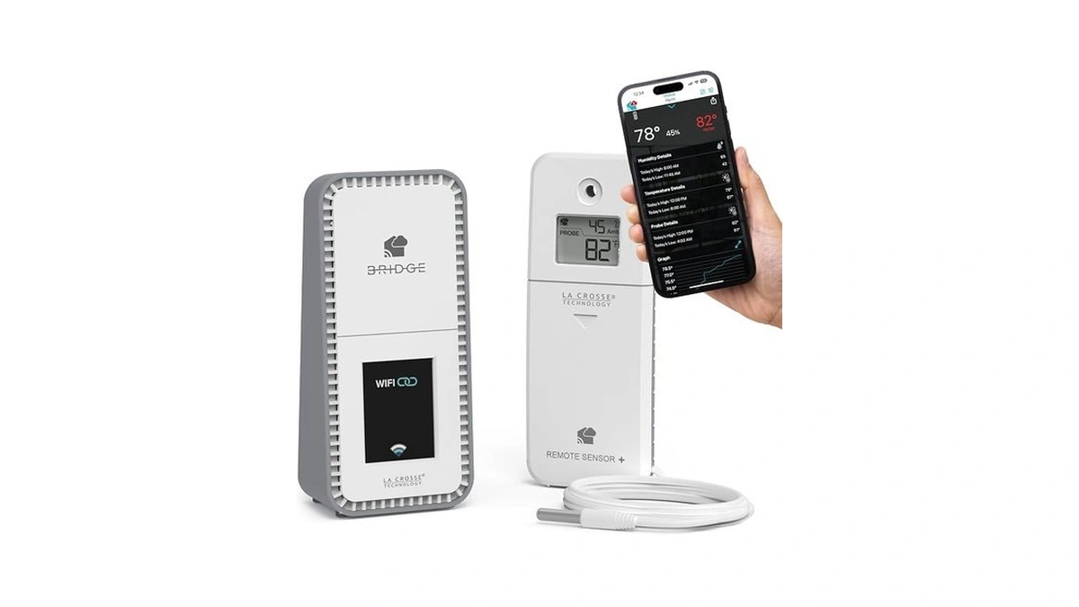 Temp Tracker Probe Wi-fi Alert System With The Bridge Gateway