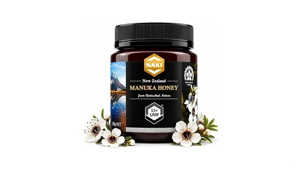 Naki Raw Manuka Honey Certified 100% New Zealand Honey -