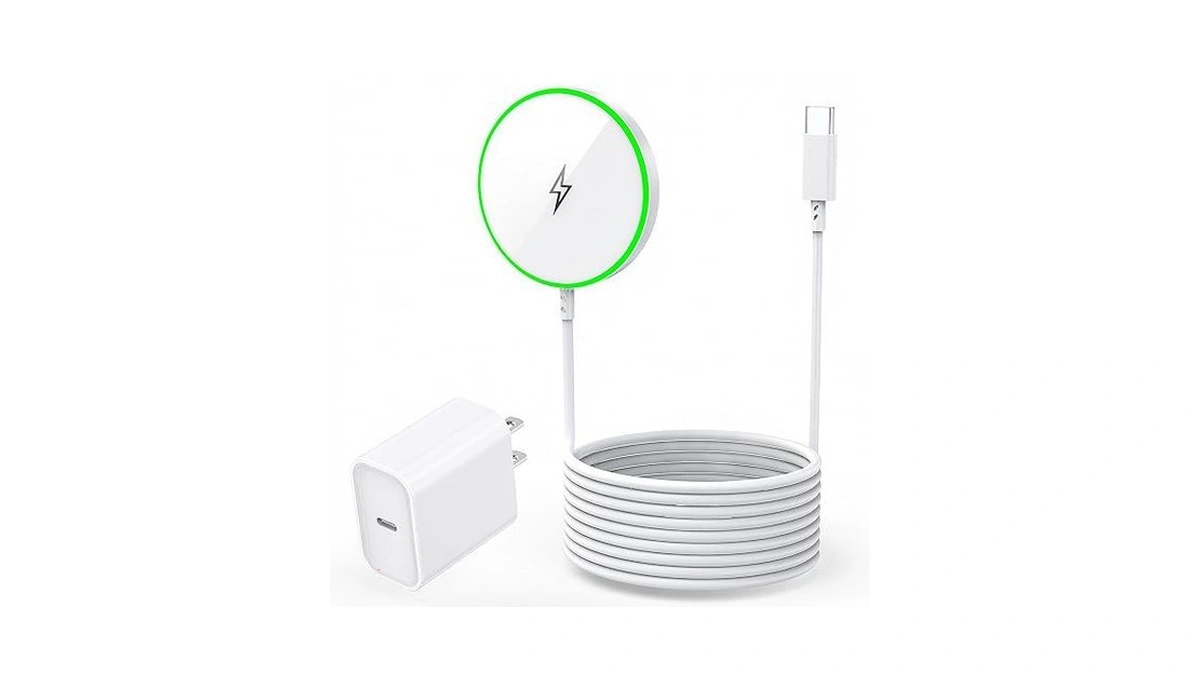 Magnetic Wireless Charger For Iphone 17 With Led Light,10ft Long