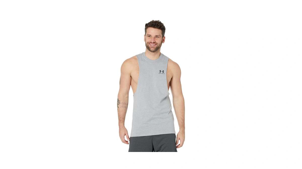 Under Armour Sportstyle Left Chest Cut- Steel...