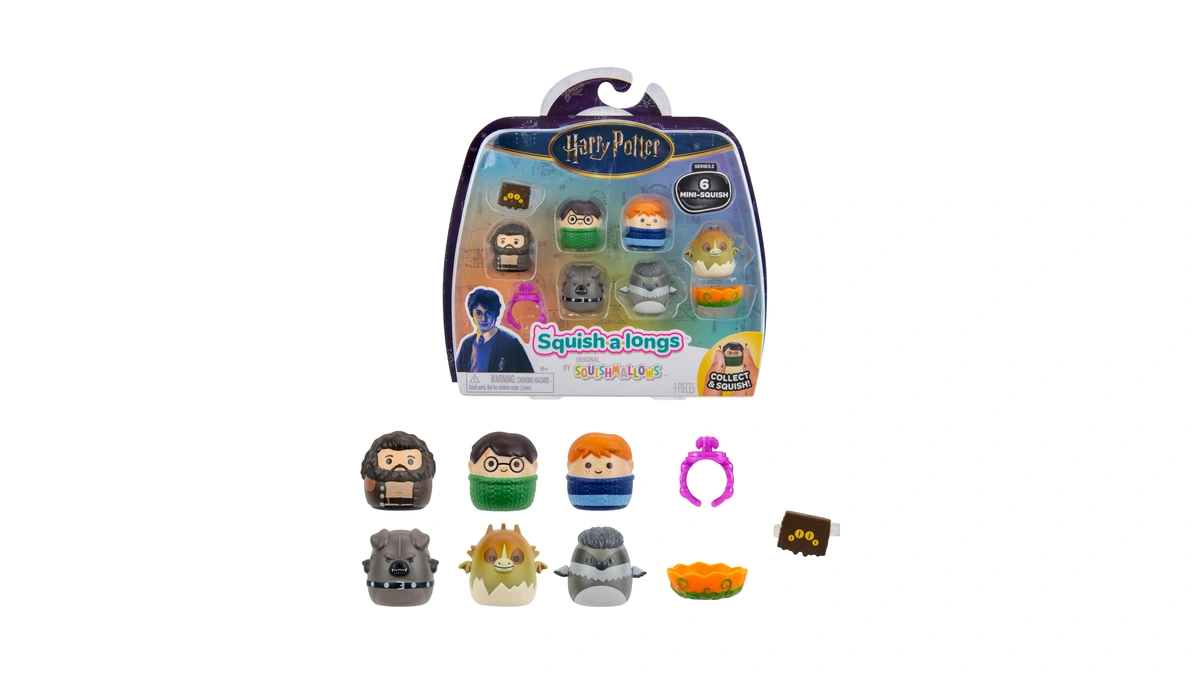 Squish-a-longs “harry Potter” Mini-squish + Accessory 6-pack – Hagrid’s Creatures